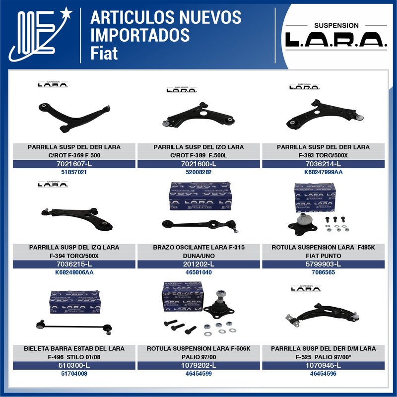 Expoyer lanza artículos LARA para suspensión