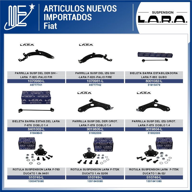 Expoyer lanza artículos LARA para suspensión