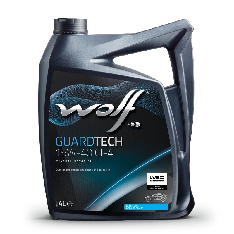 Lubricantes Wolf presenta WOLF GUARDTECH 15W-40 CI-4