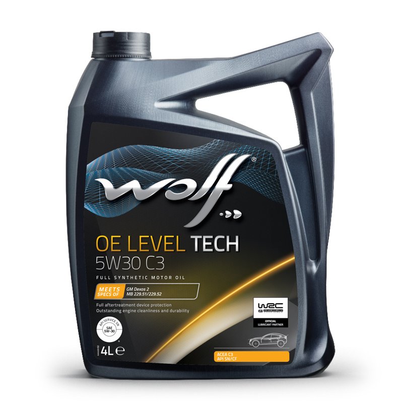Lubricantes Wolf para motor según normas OEM