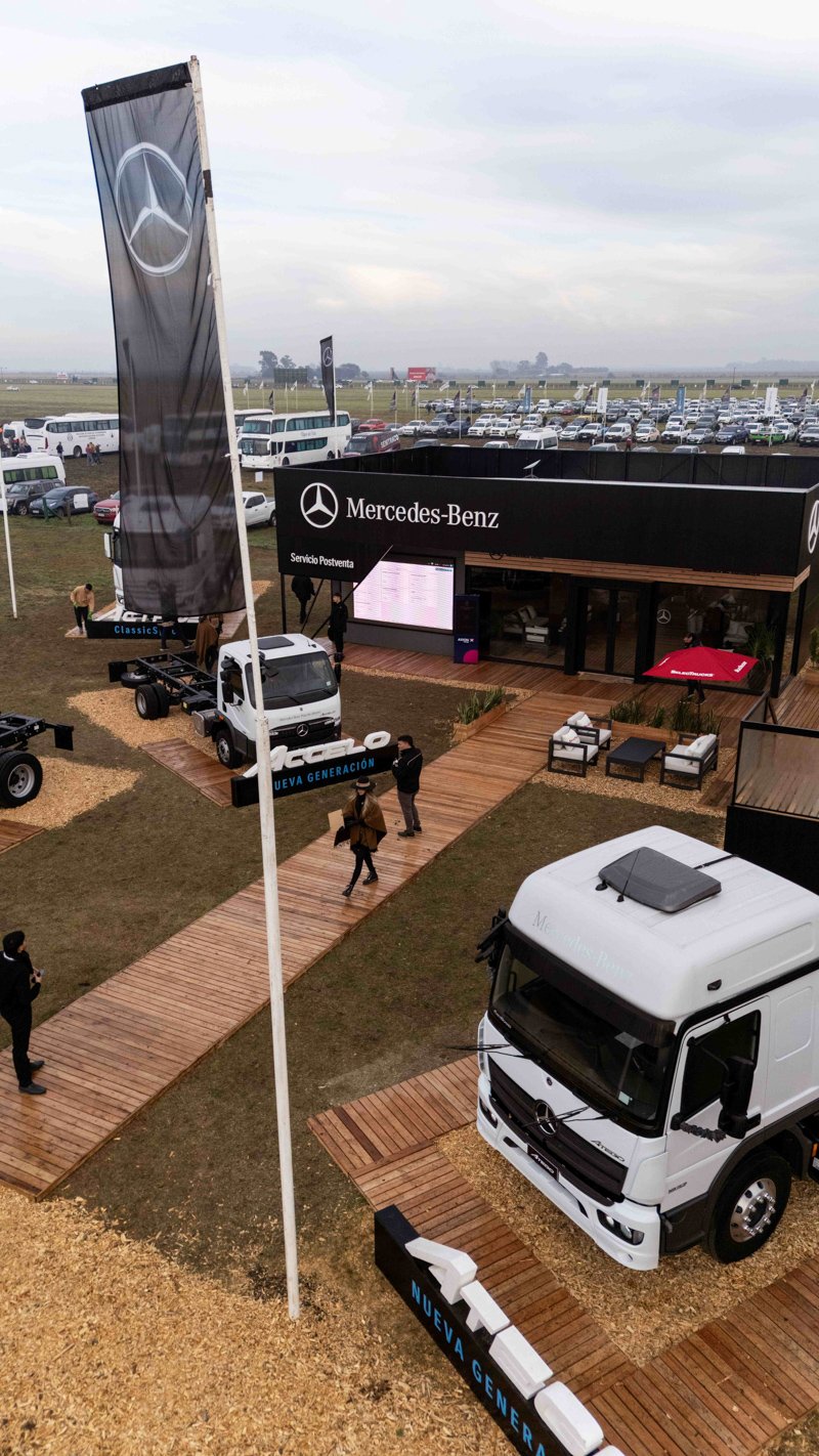 Mercedes-Benz presentó su oferta para el agro