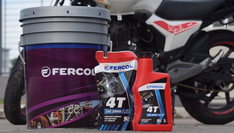 Variedad de presentaciones en lubricantes Fercol