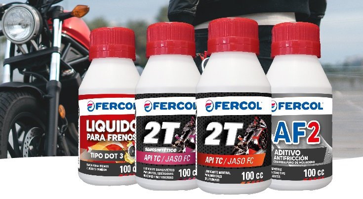 Variedad de presentaciones en lubricantes Fercol