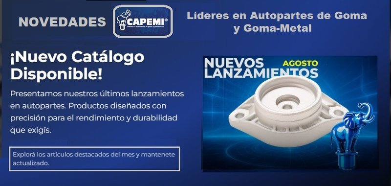 Capemi presenta nuevos lanzamientos de autopartes