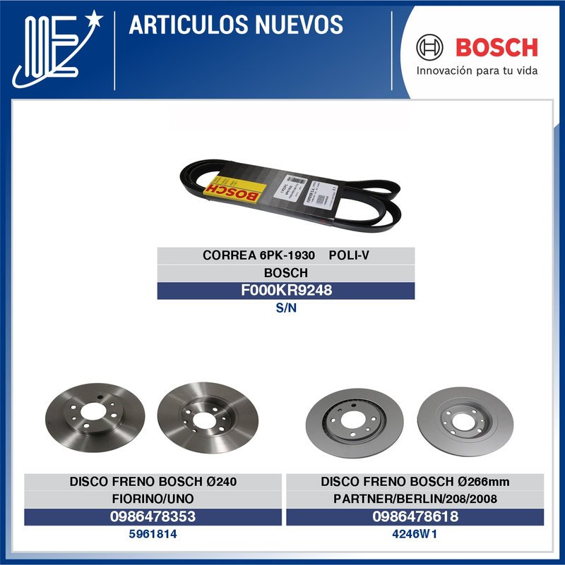 Expoyer suma productos para distintas líneas de repuestos