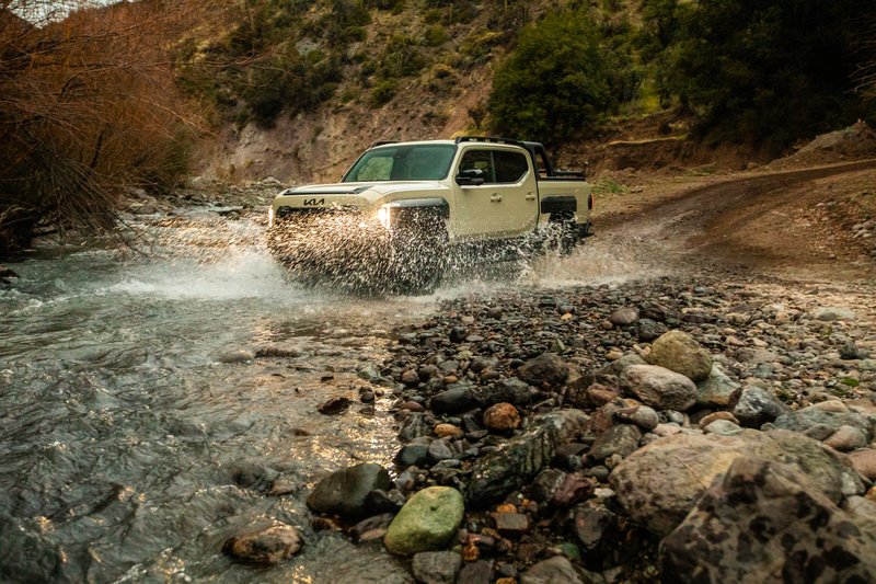 Kia presentó la pickup Tasman en Latinoamérica