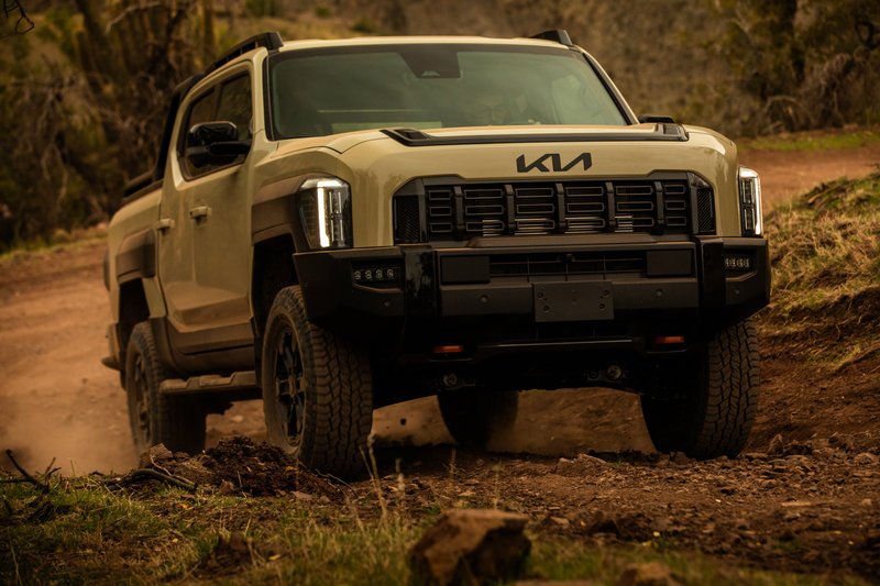 Kia presentó la pickup Tasman en Latinoamérica