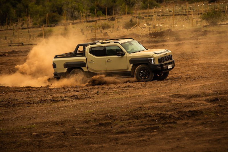 Kia presentó la pickup Tasman en Latinoamérica