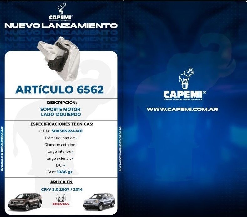 CAPEMI amplía su línea de autopartes