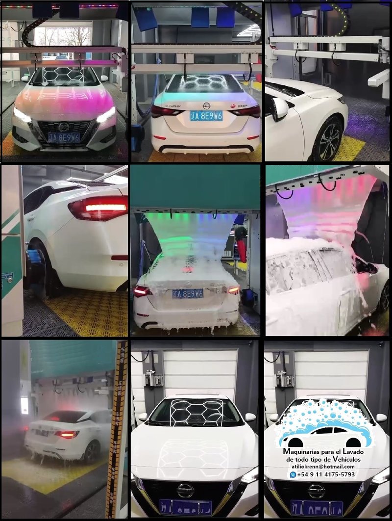 Maquinarias para lavado de todo tipo de vehículos