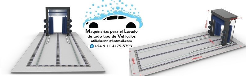 Maquinarias para lavado de todo tipo de vehículos
