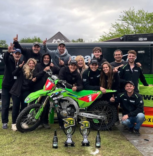 Kawasaki domina el Campeonato Argentino MX1