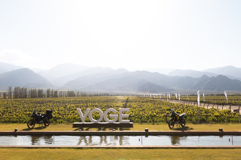 Voge presenta la nueva DS800X Rally en Cafayate