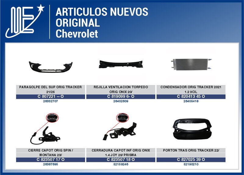 Lanzamientos Chevrolet 2025 en catálogo Expoyer