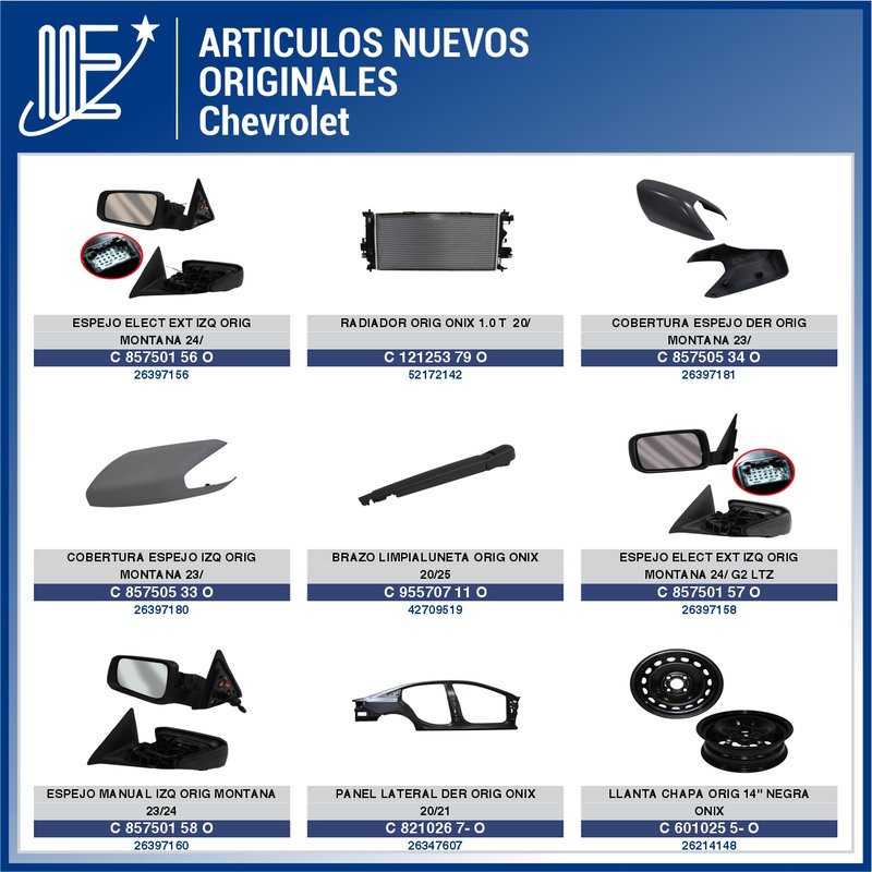 Expoyer amplía su línea de repuestos Chevrolet