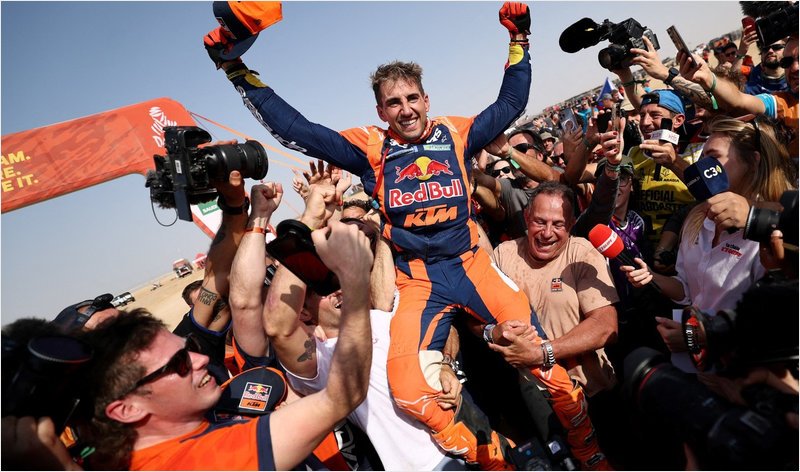 Luciano Benavides ganó el Dakar 2026 en motos