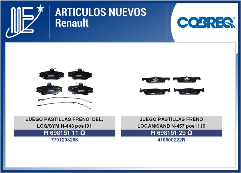 Expoyer presenta pastillas Cobreq por aplicación