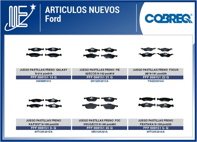 Expoyer presenta pastillas Cobreq por aplicación