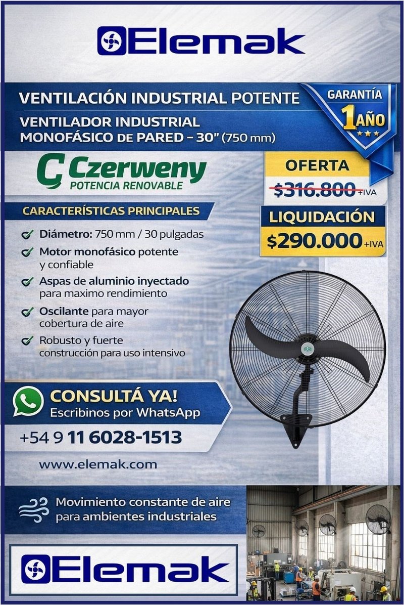 Ventilación industrial para talleres y empresas