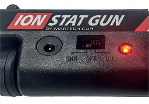 Pistola estática controla carga en pintado automotor