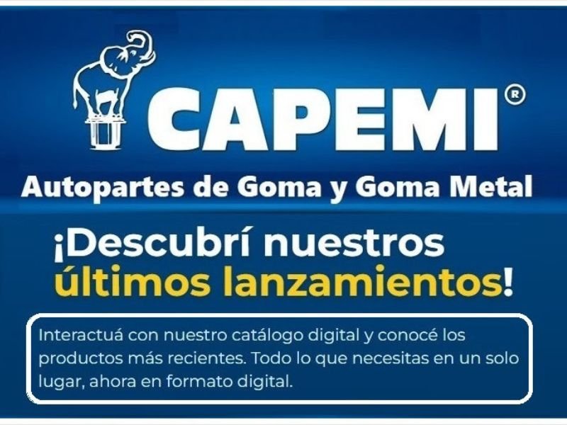 Catálogo de autopartes de goma CAPEMI