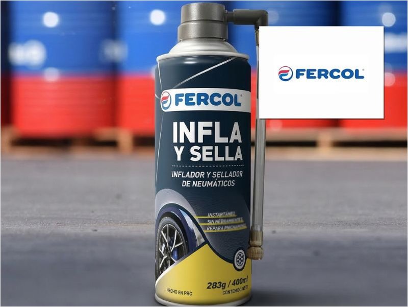 Fercol lanza Infla y Sella Neumáticos para autos