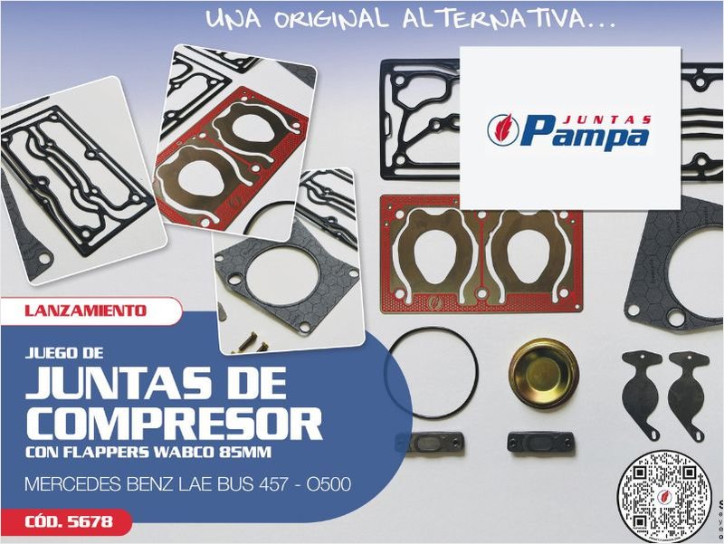 Juntas Pampa lanza juego de juntas Wabco 85 mm