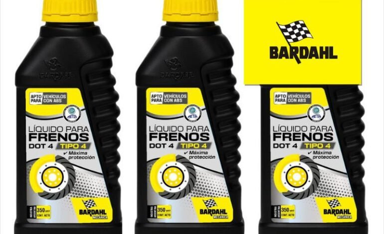 Bardahl: nuevo líquido de frenos DOT 4 de 350 ml