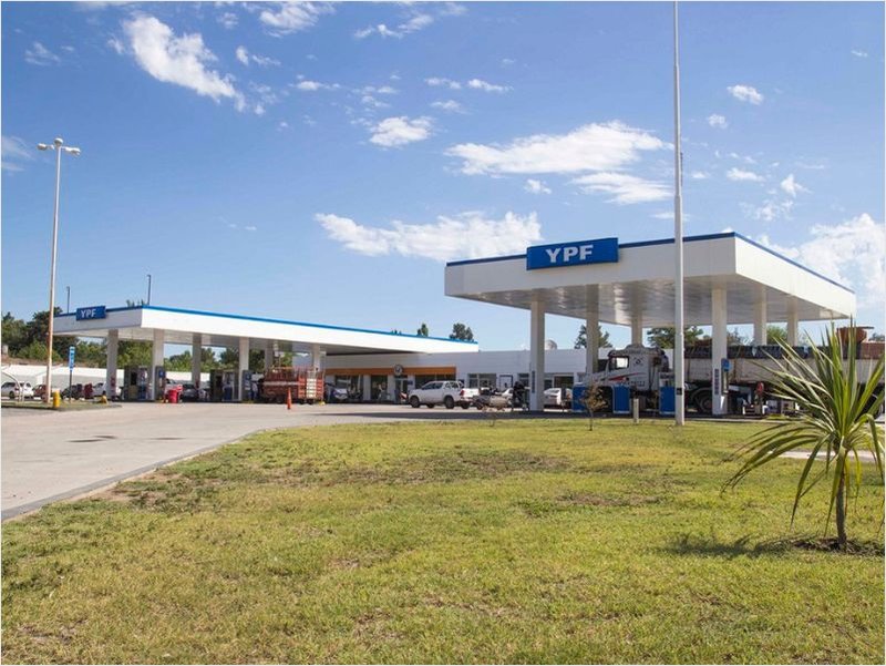 YPF: estaciones con mayor venta en rutas