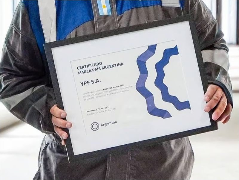 YPF recibe certificación Marca País