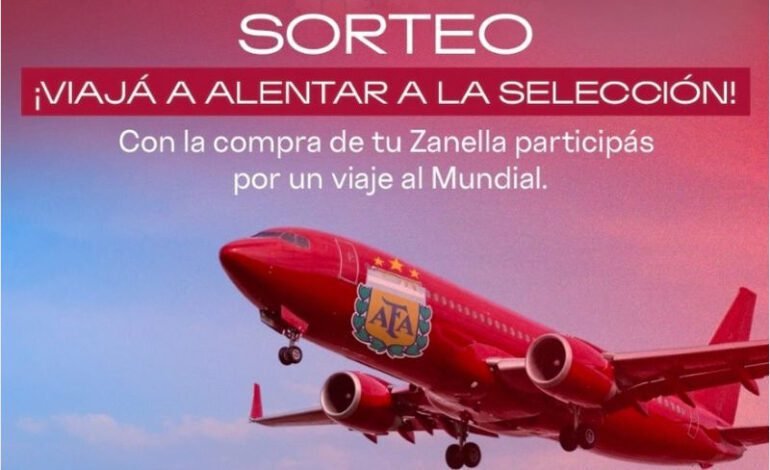 Zanella sortea un viaje al Mundial 2026