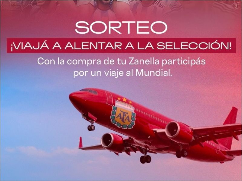Zanella sortea un viaje al Mundial 2026
