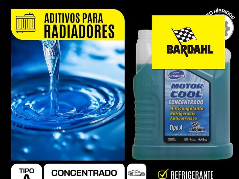 Bardahl lanza Motor Cool anticongelante 4x4L