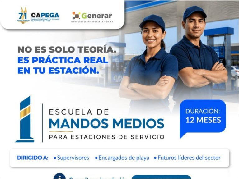 CAPEGA lanzó una nueva Escuela de Mandos Medios