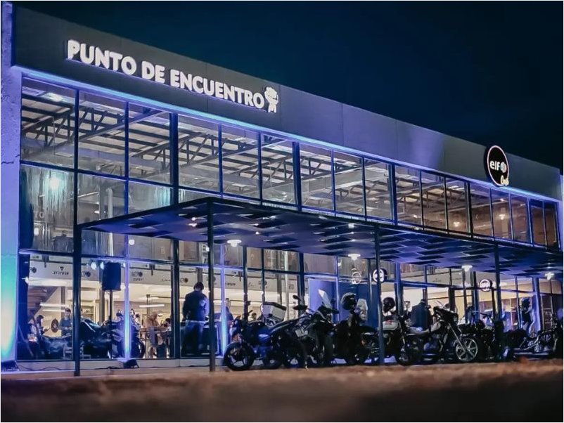 ELF Moto inauguró un espacio en la Ruta 7