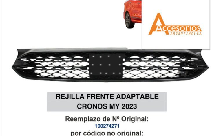 Accesorios Argentinos: rejilla para Cronos