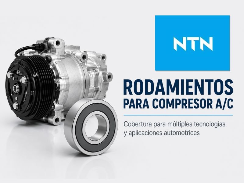 Rodamientos para Compresor A/C NTN-SNR