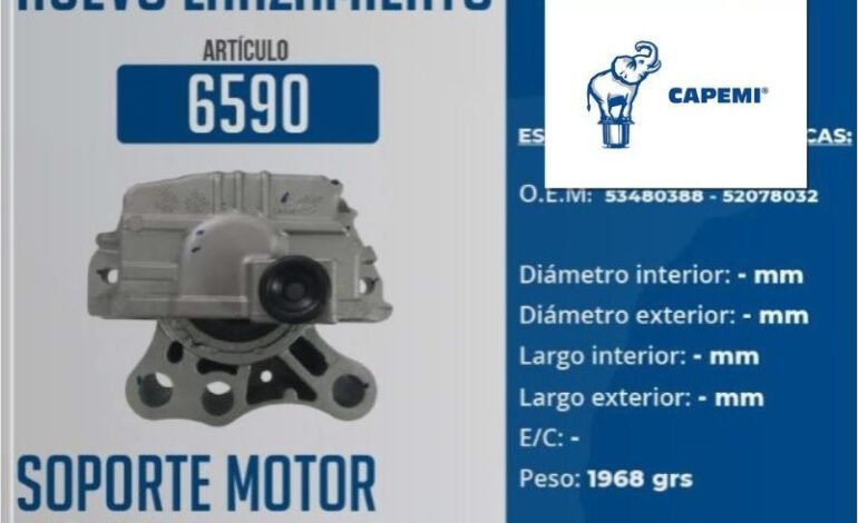 CAPEMI amplía su oferta de autopartes para reposición