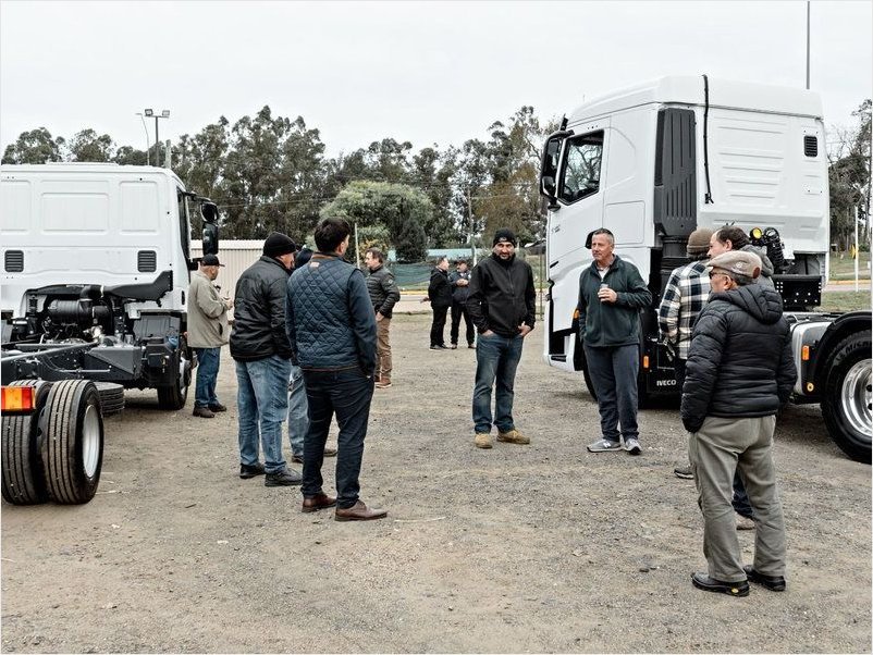 Iveco mostró su gama con test drives