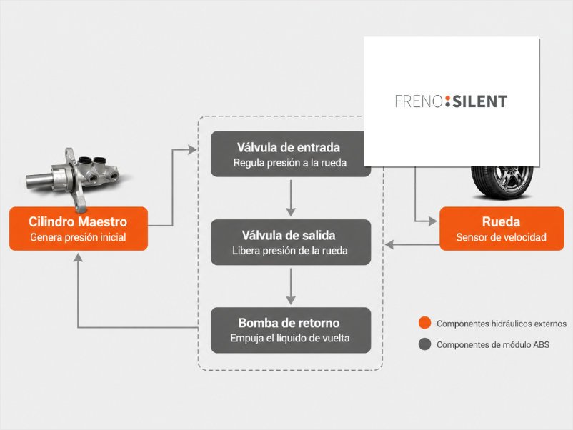FRENO SILENT: El Cilindro Maestro de Freno y el módulo ABS
