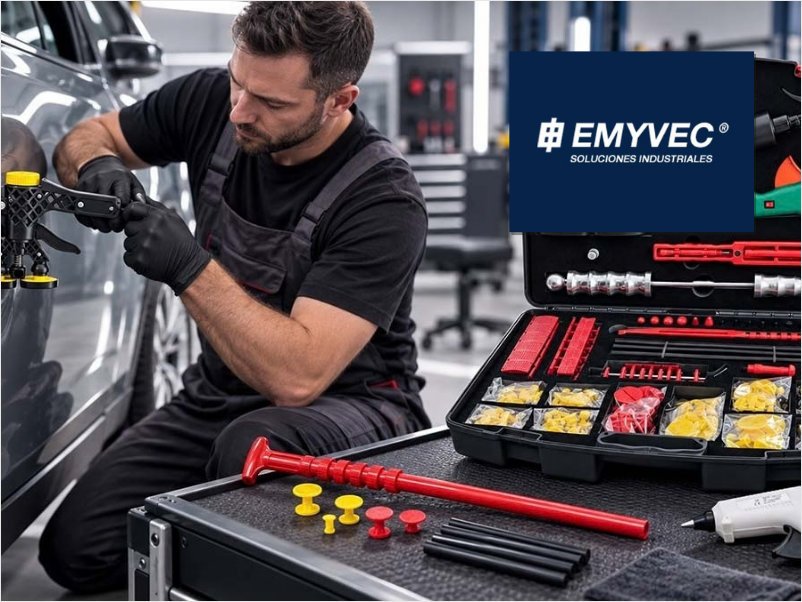 EMYVEC presenta un kit para desabollado sin repintar