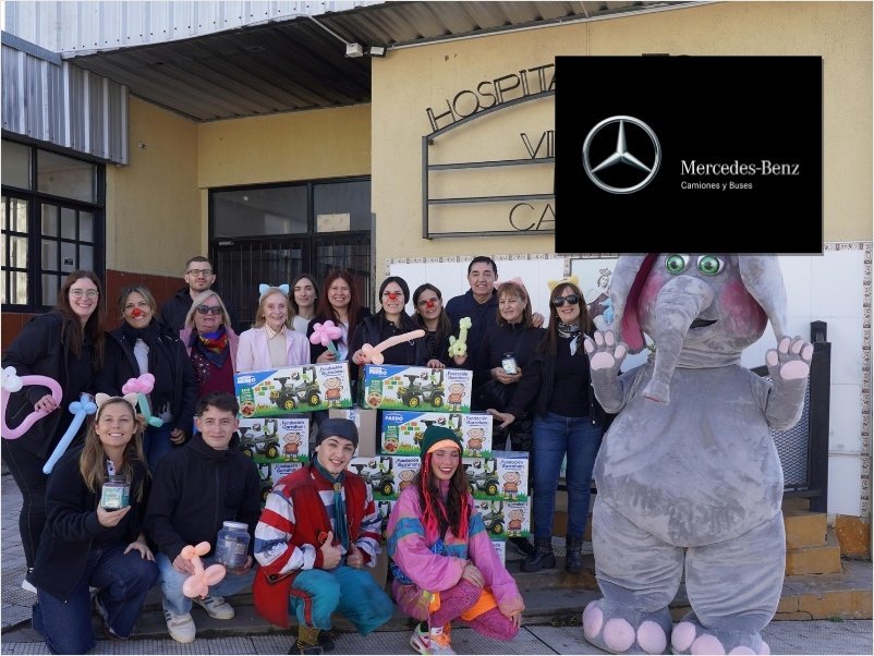 Mercedes-Benz Camiones y Buses acompañó al Hospital de Zárate