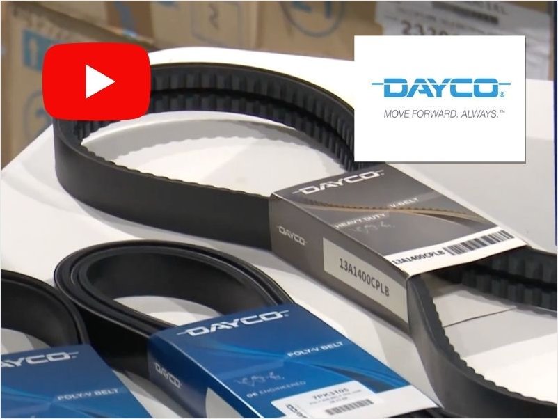 Datos de fabricación en las correas DAYCO