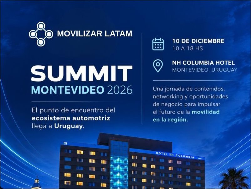 Movilizar LATAM tendrá su Summit en Montevideo