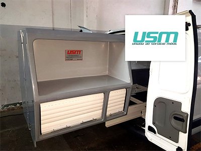 Módulo Independiente USM montado sobre Utilitario Liviano