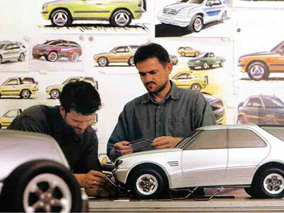 El diseño básico de un auto