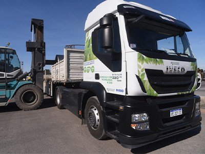 Clientes argentinos prueban el Iveco Stralis GNC