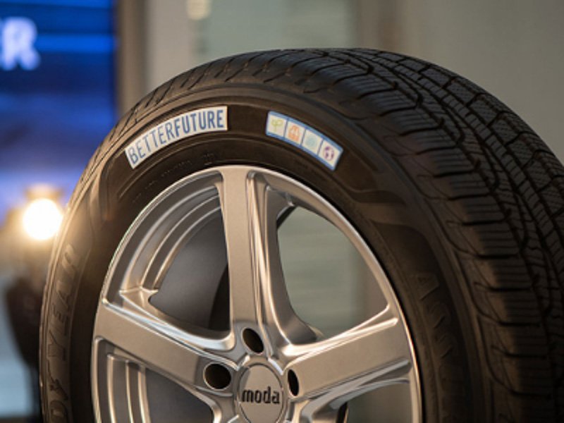 Un neumático con 70% de materiales sostenibles