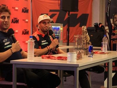 Kevin Benavides, homenajeado por KTM Argentina
