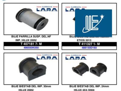 Novedades Expoyer para Toyota Lara Suspensión